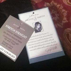 Black stretch straight corduroy pants